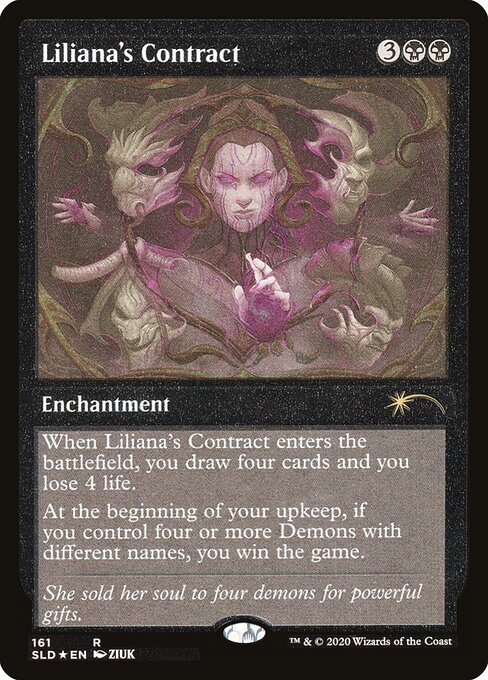 SLD: Liliana's Contract (Foil Etched)