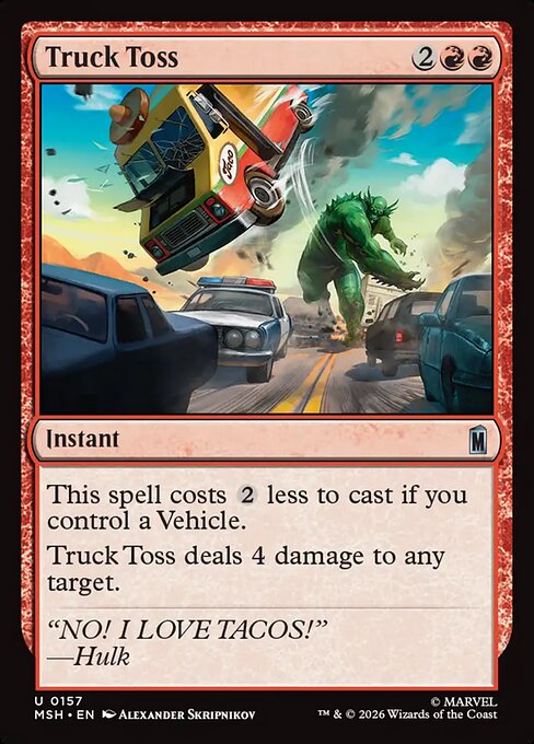 MSH: Truck Toss (Foil)