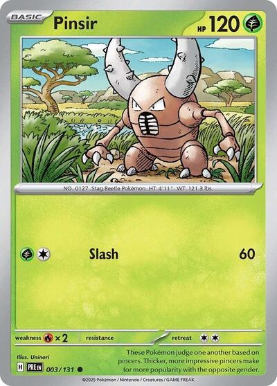 PRE: Pinsir (Reverse Holofoil)
