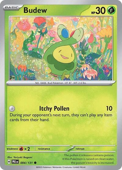 PRE: Budew (Reverse Holofoil)