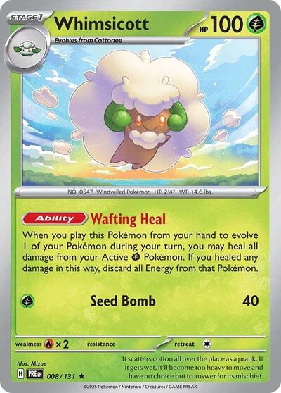 PRE: Whimsicott (Reverse Holofoil)