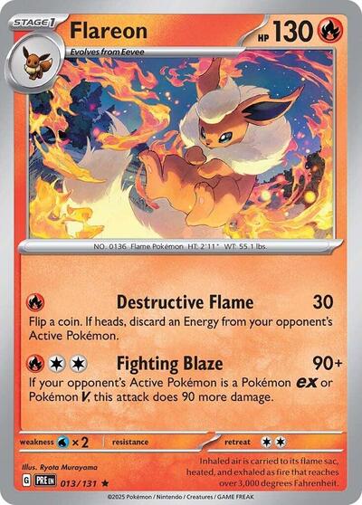 PRE: Flareon (Reverse Holofoil)