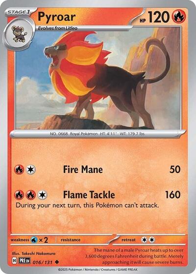 PRE: Pyroar (Reverse Holofoil)