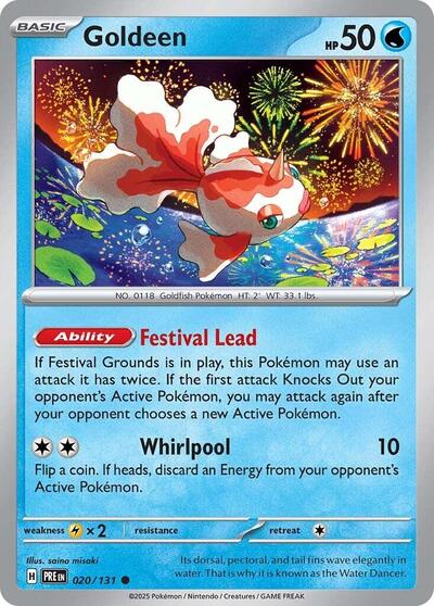 PRE: Goldeen (Reverse Holofoil)