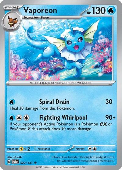 PRE: Vaporeon (Holofoil)