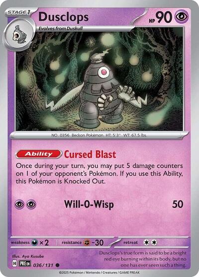 PRE: Dusclops (Reverse Holofoil)