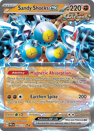 PRE: Sandy Shocks ex - 056/131 (Holofoil)