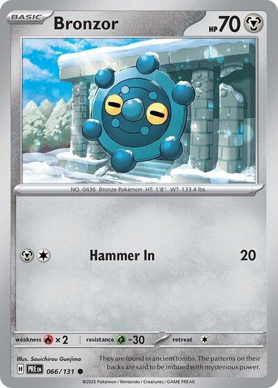 PRE: Bronzor (Reverse Holofoil)