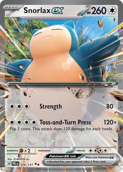 PRE: Snorlax ex (Holofoil)