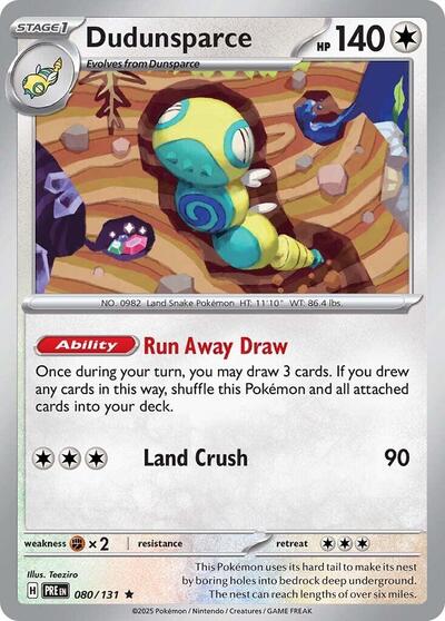 PRE: Dudunsparce (Holofoil)