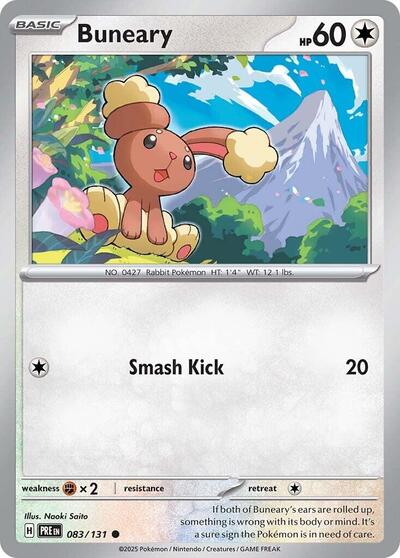 PRE: Buneary (Reverse Holofoil)