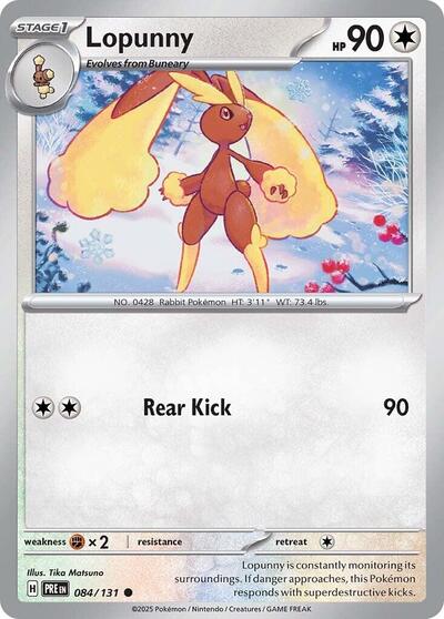 PRE: Lopunny (Reverse Holofoil)