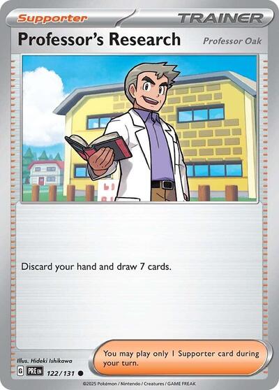 PRE: Professor's Research [Professor Oak] (Reverse Holofoil)