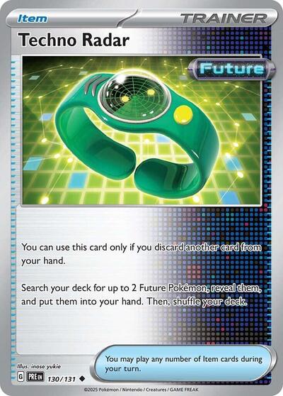 PRE: Techno Radar (Reverse Holofoil)