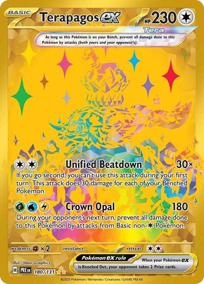 PRE: Terapagos ex - 180/131 (Holofoil)
