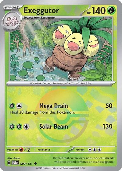 PRE: Exeggutor (Poke Ball Pattern) (Holofoil)
