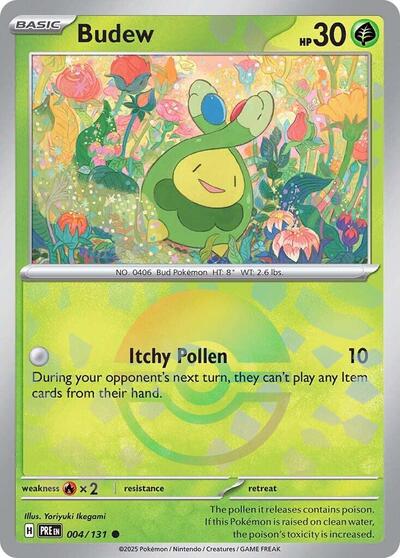 PRE: Budew (Poke Ball Pattern) (Holofoil)
