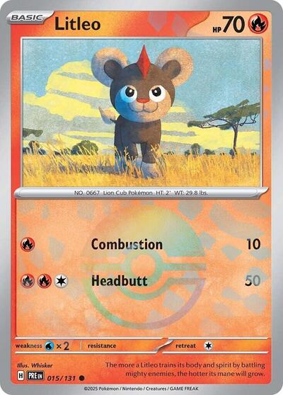 PRE: Litleo (Poke Ball Pattern) (Holofoil)