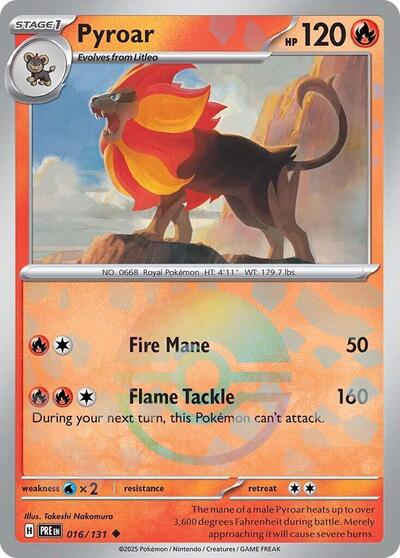 PRE: Pyroar (Poke Ball Pattern) (Holofoil)