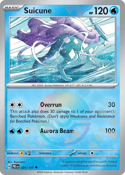 PRE: Suicune (Poke Ball Pattern) (Holofoil)