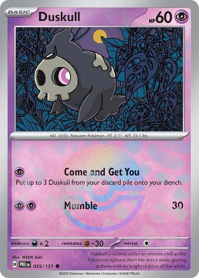 PRE: Duskull (Poke Ball Pattern) (Holofoil)