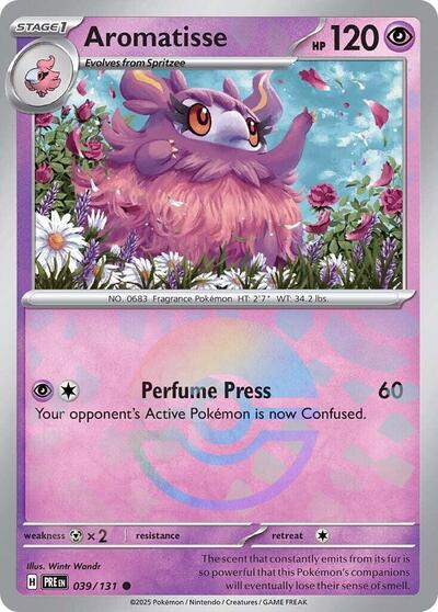 PRE: Aromatisse (Poke Ball Pattern) (Holofoil)