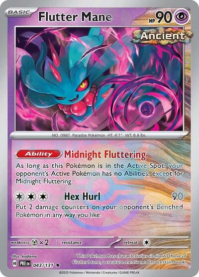 PRE: Flutter Mane (Poke Ball Pattern) (Holofoil)