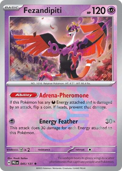 PRE: Fezandipiti (Poke Ball Pattern) (Holofoil)