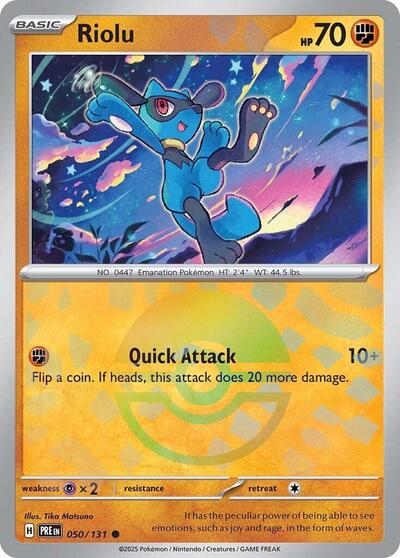 PRE: Riolu (Poke Ball Pattern) (Holofoil)