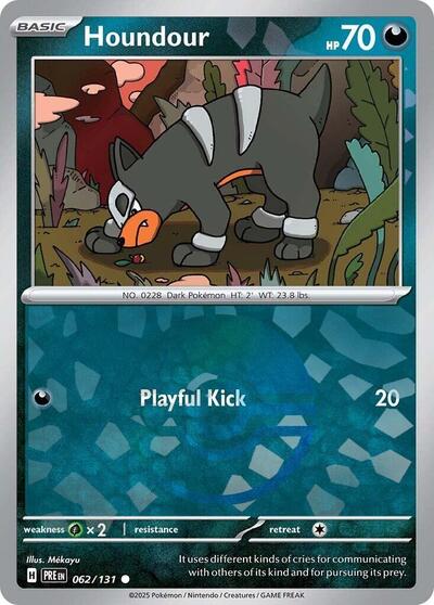 PRE: Houndour (Poke Ball Pattern) (Holofoil)