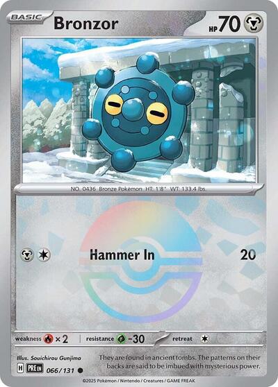 PRE: Bronzor (Poke Ball Pattern) (Holofoil)