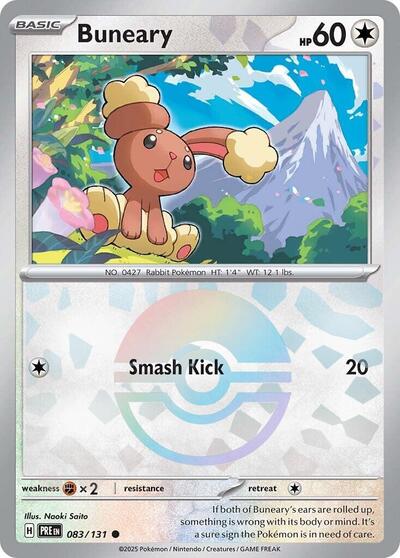 PRE: Buneary (Poke Ball Pattern) (Holofoil)