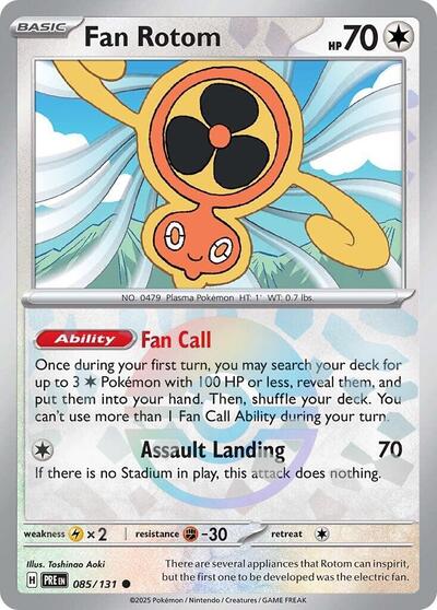 PRE: Fan Rotom (Poke Ball Pattern) (Holofoil)