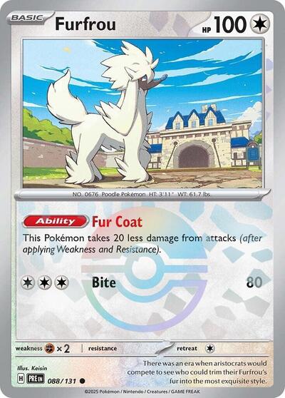 PRE: Furfrou (Poke Ball Pattern) (Holofoil)