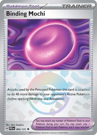 PRE: Binding Mochi (Poke Ball Pattern) (Holofoil)