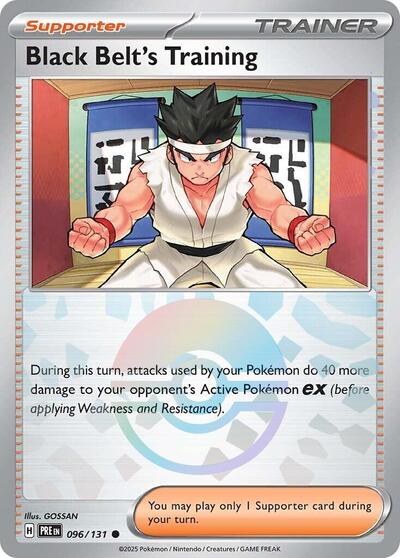 PRE: Black Belt's Training - 096/131 (Poke Ball Pattern) (Holofoil)