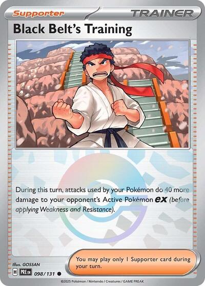 PRE: Black Belt's Training - 098/131 (Poke Ball Pattern) (Holofoil)