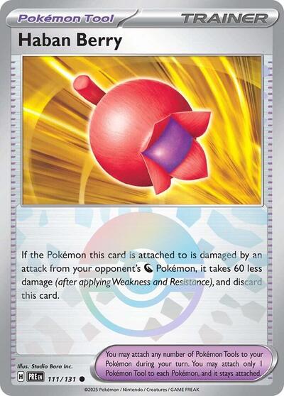 PRE: Haban Berry (Poke Ball Pattern) (Holofoil)