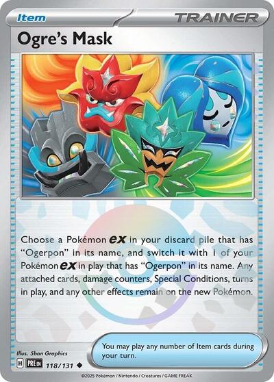 PRE: Ogre's Mask (Poke Ball Pattern) (Holofoil)