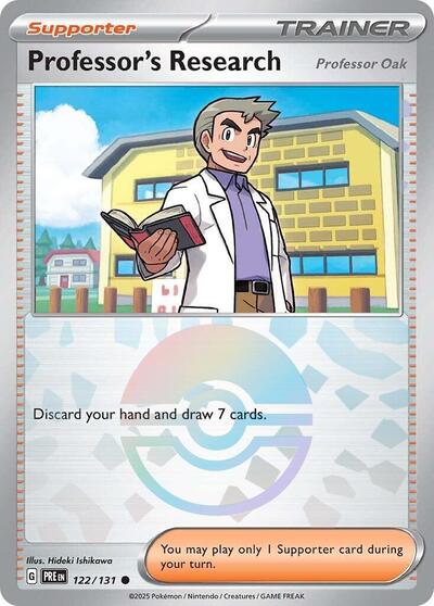 PRE: Professor's Research [Professor Oak] (Poke Ball Pattern) (Holofoil)