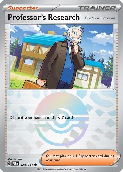 PRE: Professor's Research [Professor Rowan] (Poke Ball Pattern) (Holofoil)