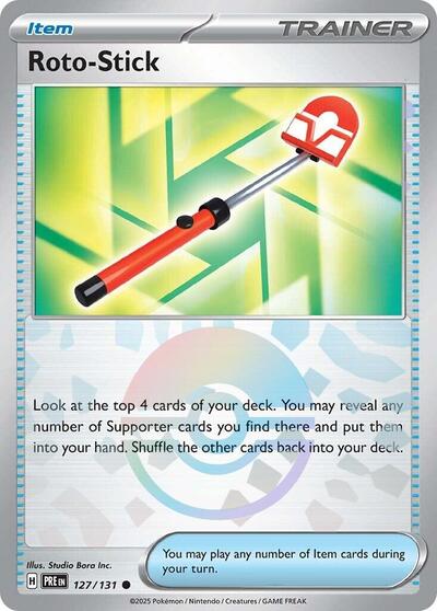 PRE: Roto-Stick (Poke Ball Pattern) (Holofoil)