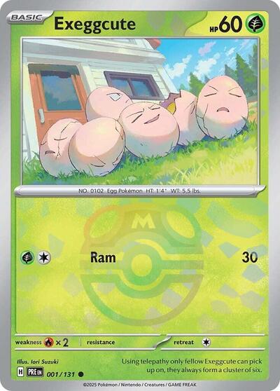 PRE: Exeggcute (Master Ball Pattern) (Holofoil)