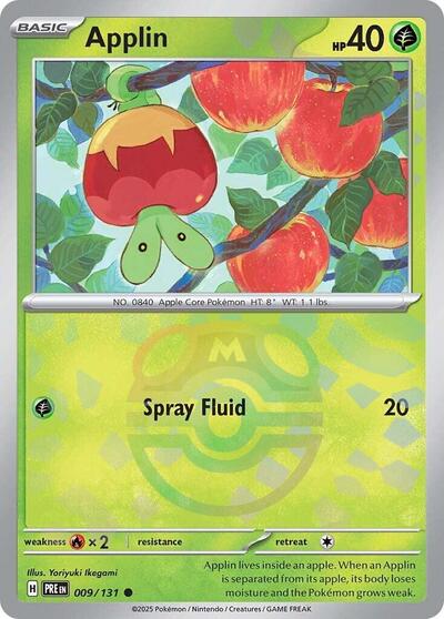 PRE: Applin (Master Ball Pattern) (Holofoil)
