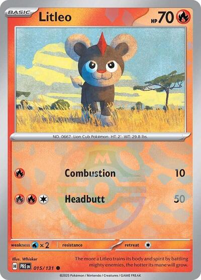 PRE: Litleo (Master Ball Pattern) (Holofoil)