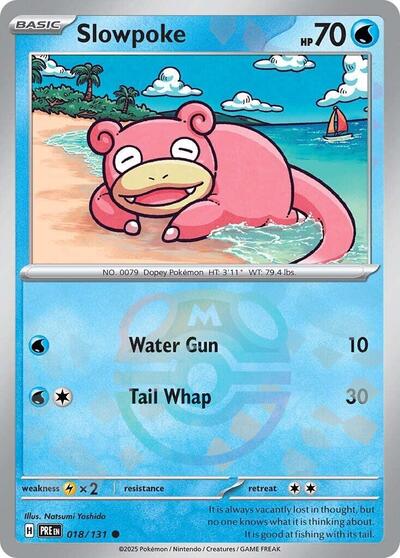 PRE: Slowpoke (Master Ball Pattern) (Holofoil)