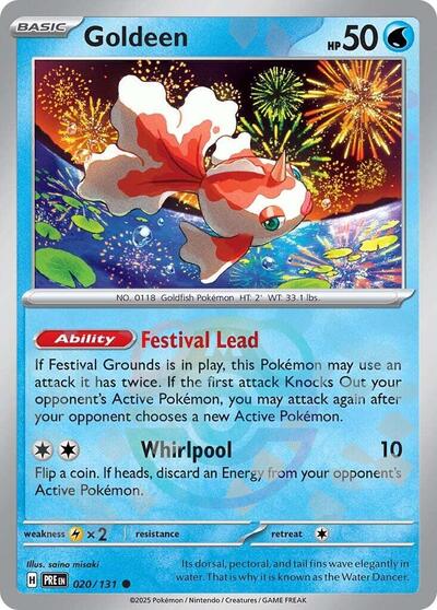PRE: Goldeen (Master Ball Pattern) (Holofoil)