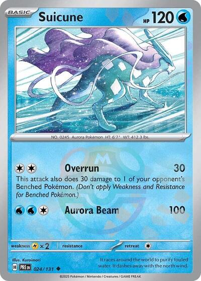 PRE: Suicune (Master Ball Pattern) (Holofoil)