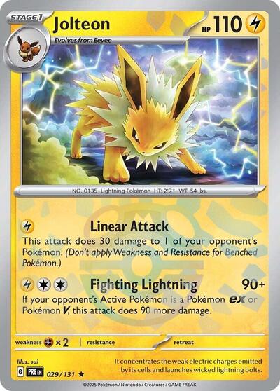 PRE: Jolteon (Master Ball Pattern) (Holofoil)