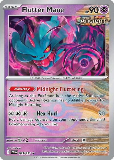 PRE: Flutter Mane (Master Ball Pattern) (Holofoil)